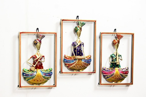 [Wall Decor] Iron Musical Bawala Wall Frame Set of 3